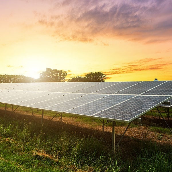 Solar Panels in sun
