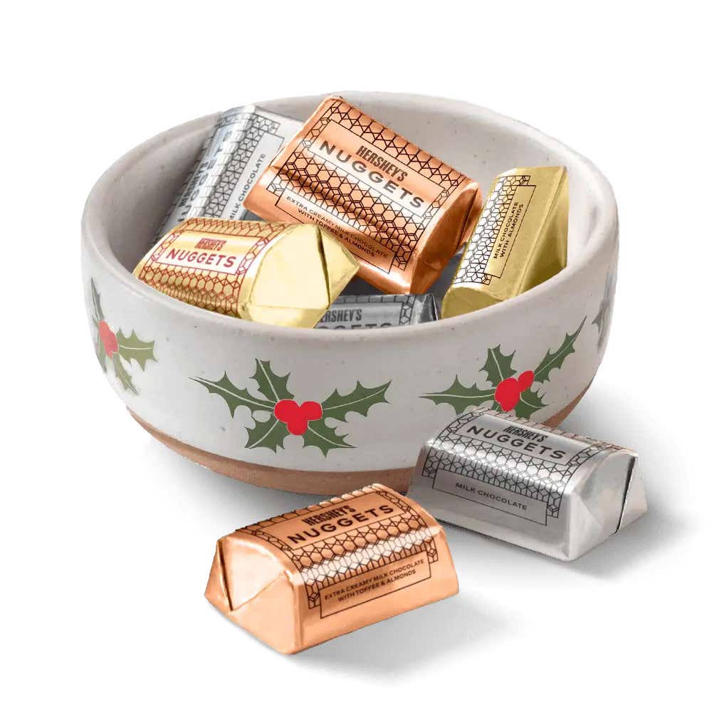 hersheys nuggets in a bowl