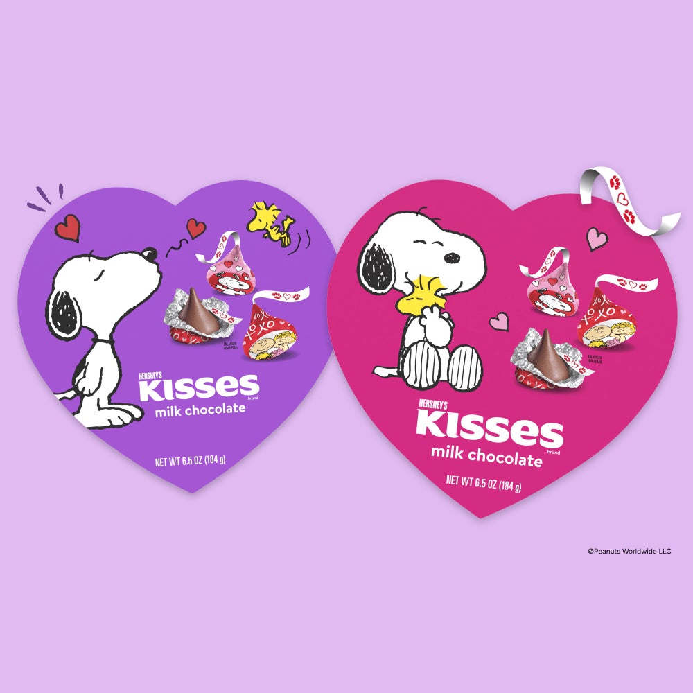 snoopy hersheys kisses heart boxes