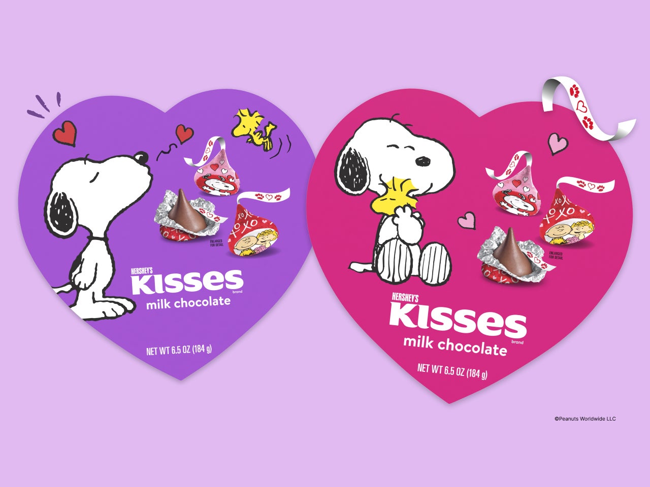 snoopy hersheys kisses heart boxes