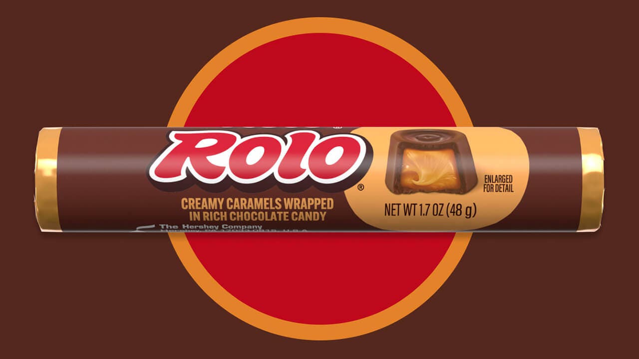 rolo creamy caramels in rich chocolate candy