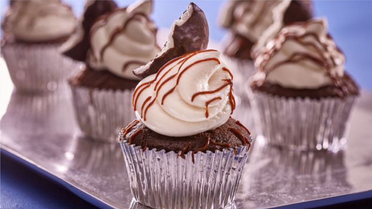 peppermint pattie cupcakes