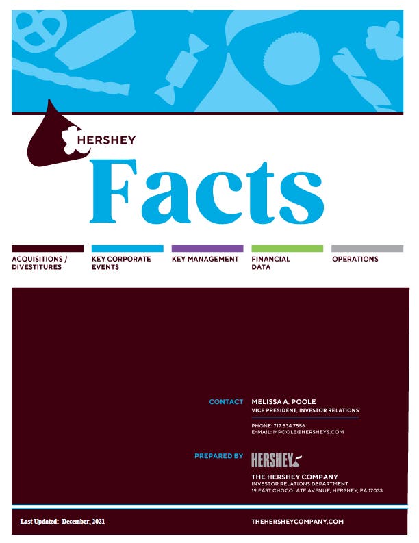 Hershey Factbook